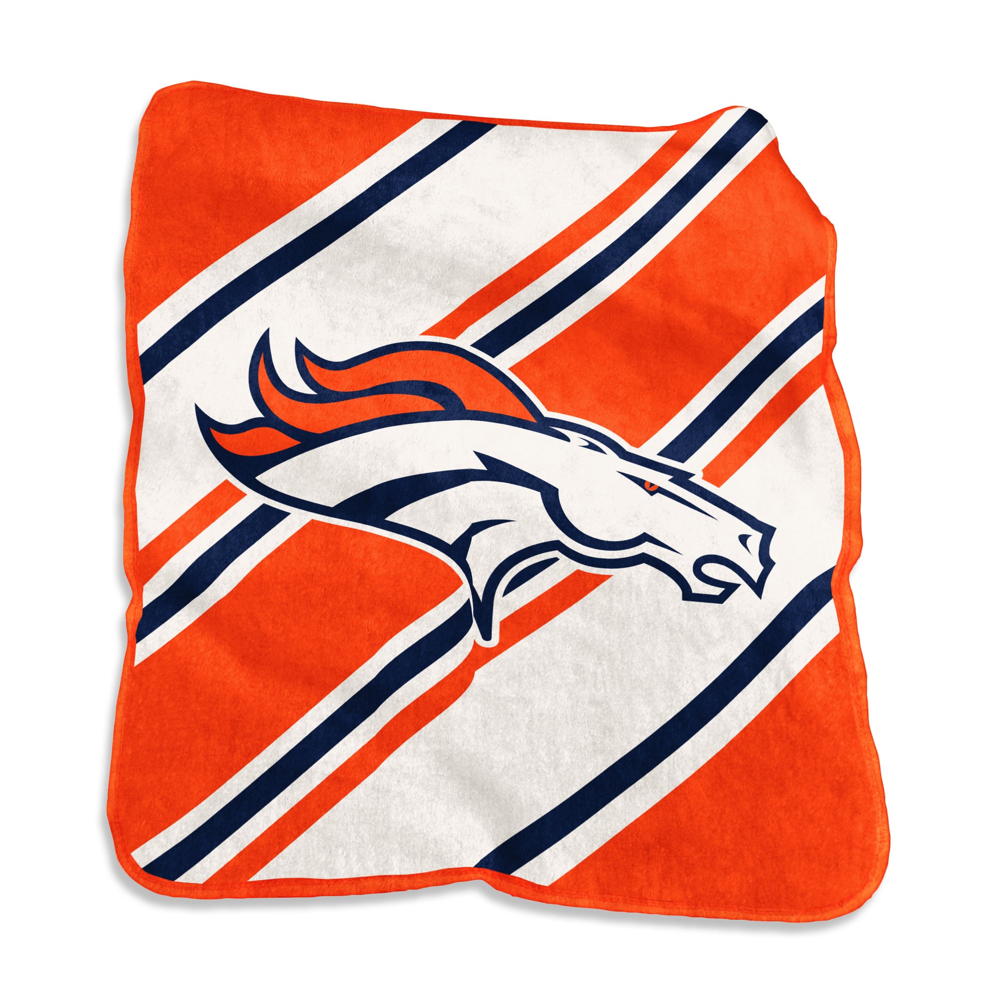 Denver Broncos Raschel Stripe Throw