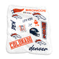 Denver Broncos Native Raschel Throw