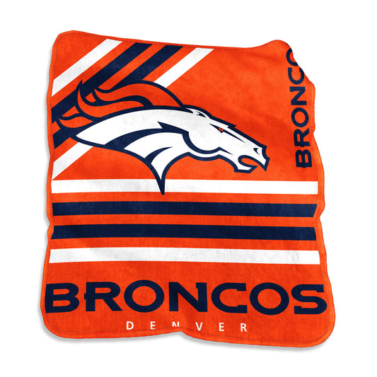 Denver Broncos Raschel Throw
