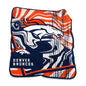 Denver Broncos Swirl Raschel Throw
