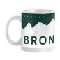 Denver Broncos 15oz License Plate Sublimated Mug