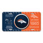 NFL - Denver Broncos Embossed Metal License Plate