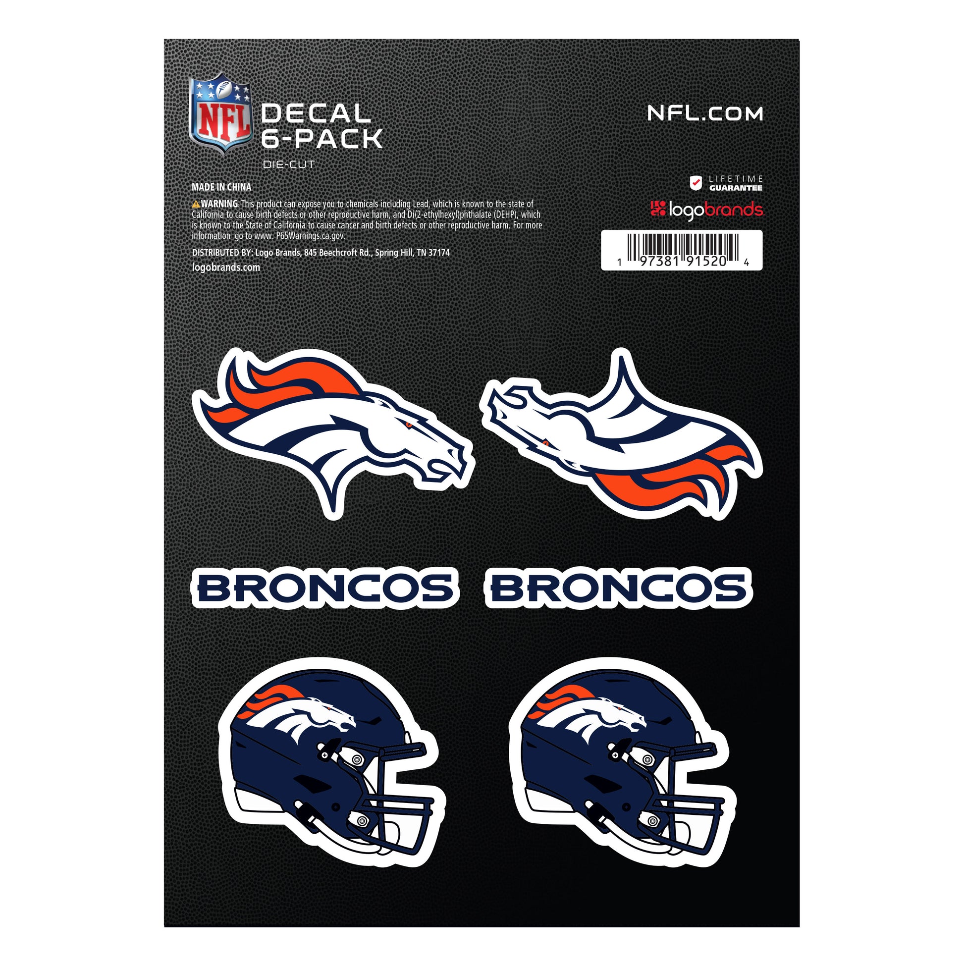 NFL - Denver Broncos DECAL6