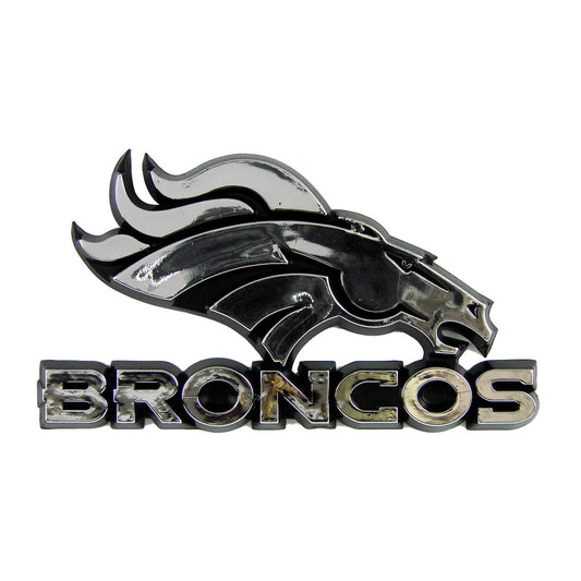 NFL - Denver Broncos Plastic Chrome Emblem