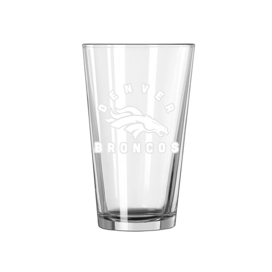 Denver Broncos 16oz Archway Pint Glass