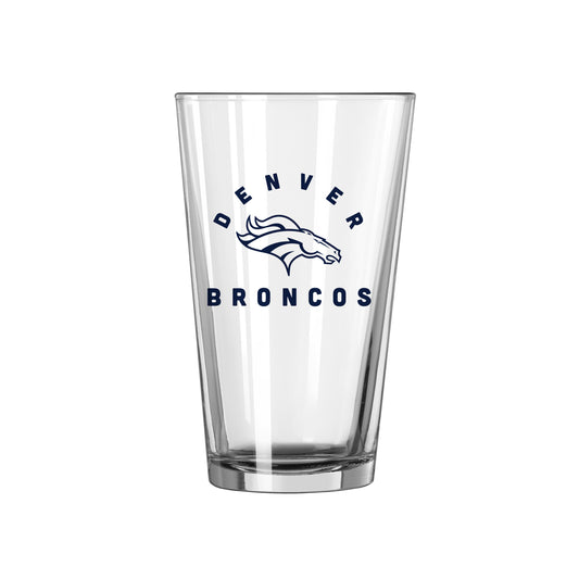 Denver Broncos 16oz Color Archway Pint Glass