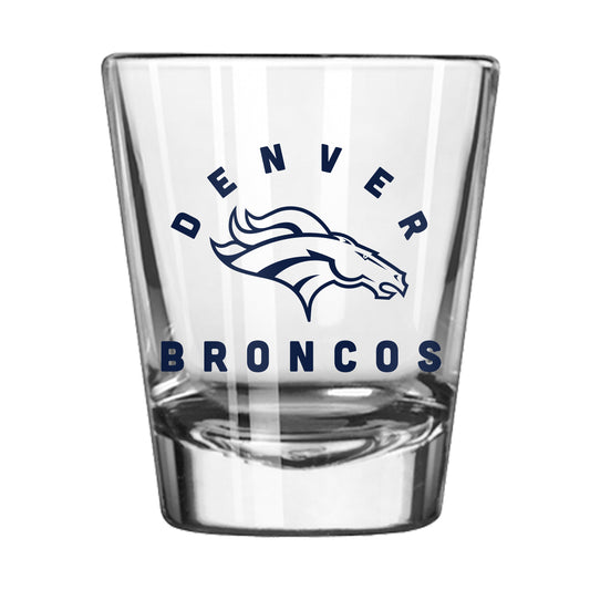 Denver Broncos 2oz Color Archway Shot Glass