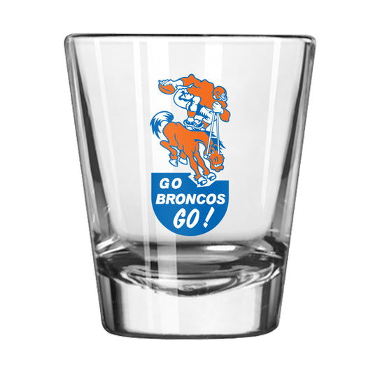 Denver Broncos 2oz Retro Shot Glass
