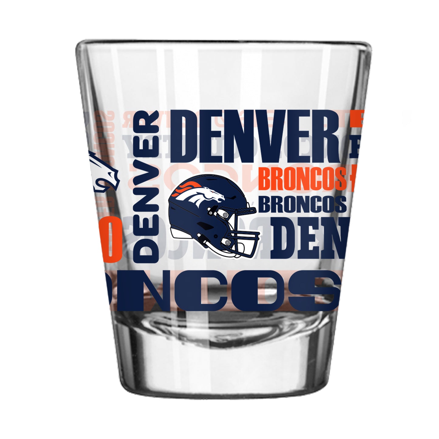 Denver Broncos Alternate 2oz Spirit Shot Glass