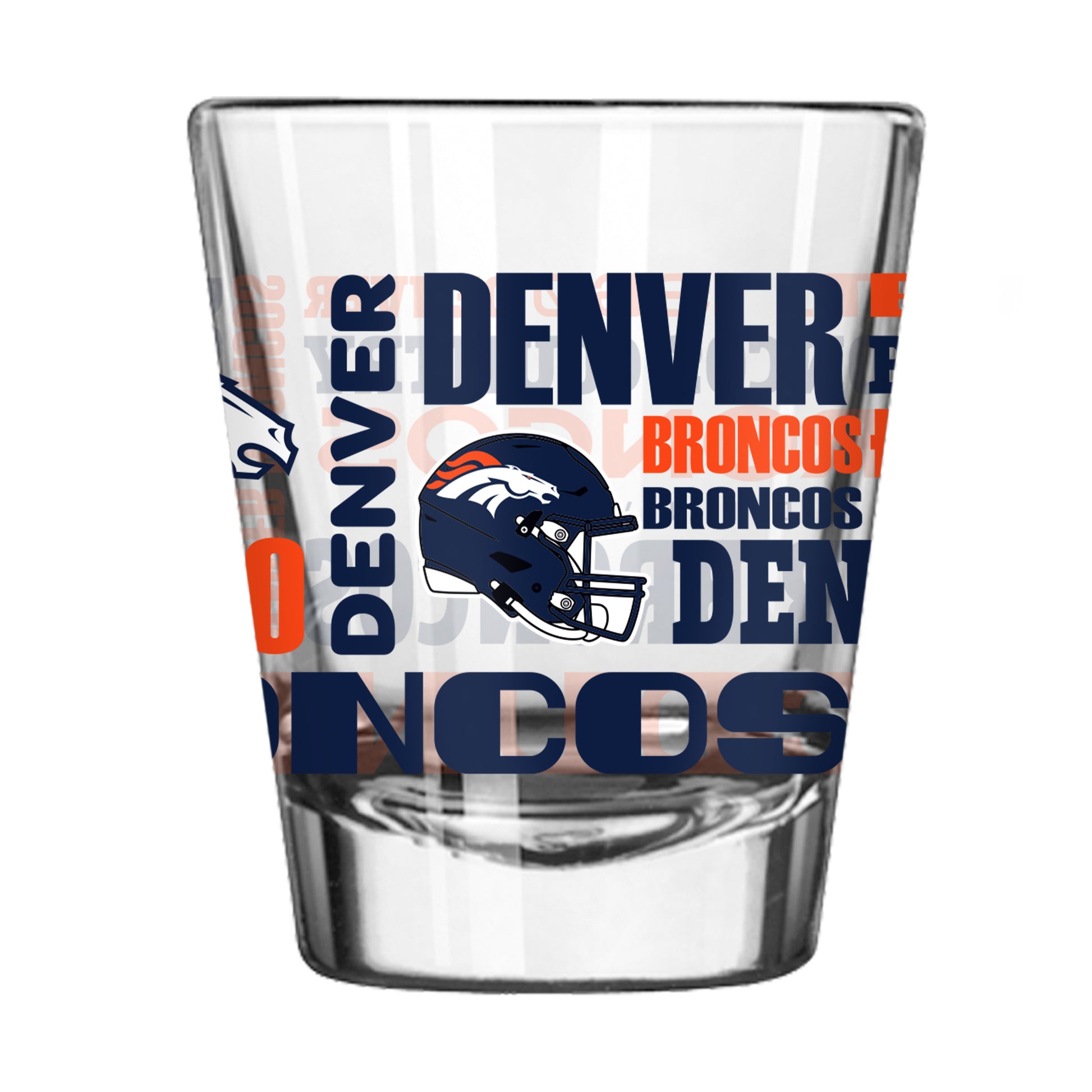 Denver Broncos Alternate 2oz Spirit Shot Glass