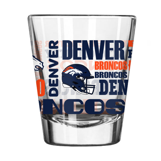 Denver Broncos Alternate 2oz Spirit Shot Glass