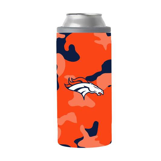 Denver Broncos Camo Swagger 12oz Slim Can Coolie