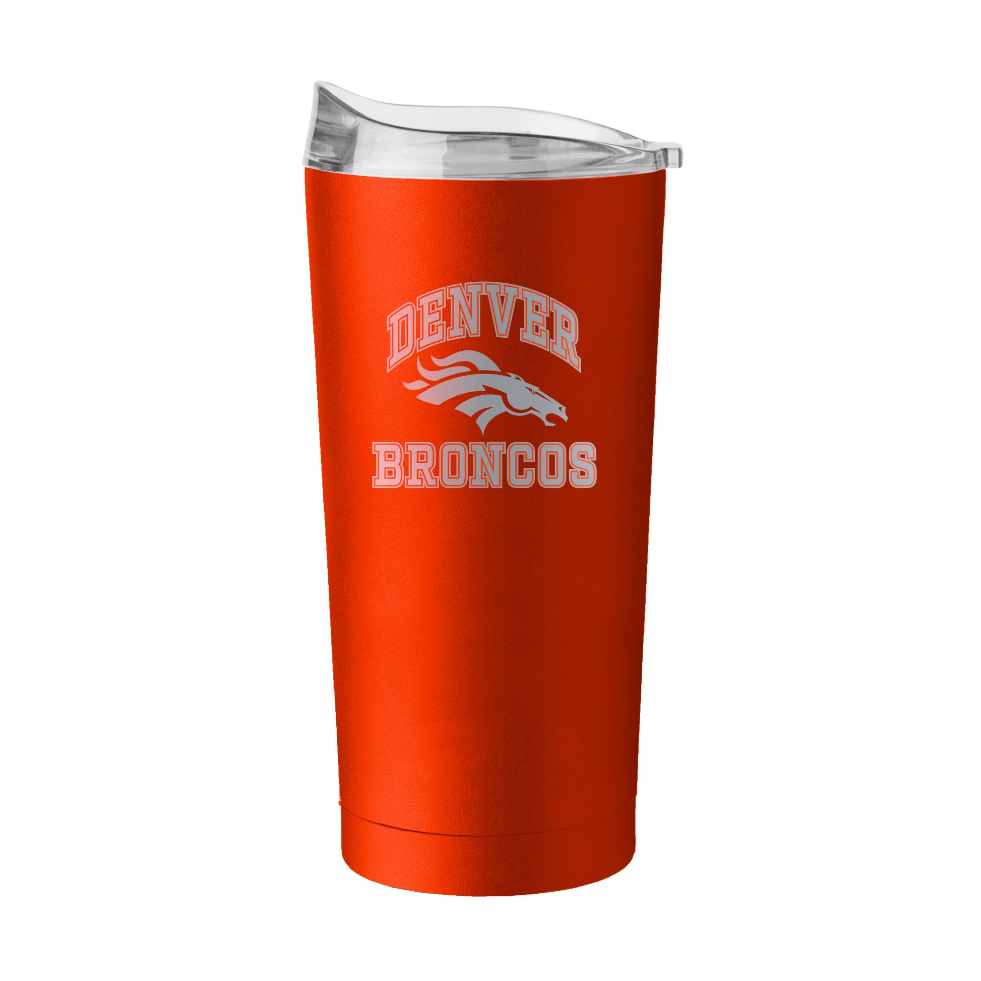 Denver Broncos 20oz Athletic Etch Powder Coat Tumbler