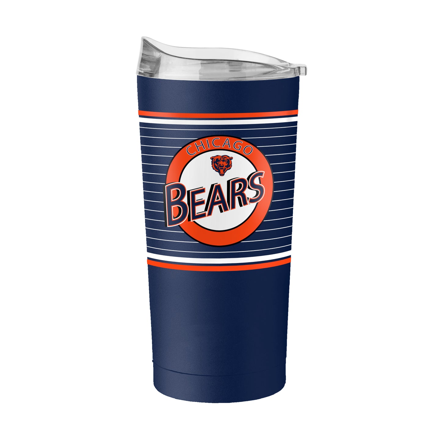 Denver Broncos 20oz Horizontal Stripe Powder Coat Tumbler