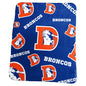 Denver Broncos Vintage Classic Fleece Throw