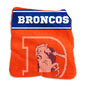 Vintage Denver Broncos 60x80 Raschel Blanket