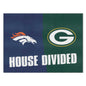 NFL House Divided Mat - Broncos / Packers