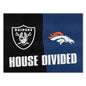 NFL House Divided Mat - Broncos / Raiders