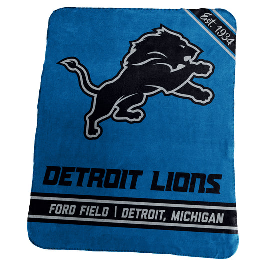 Detroit Lions Alternate Stadium Classic Fleece Throw