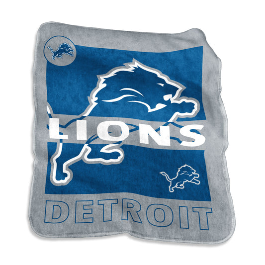 Detroit Lions Fantics Raschel Throw