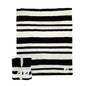 Detroit Lions Cable Black Knit Throw 50x60
