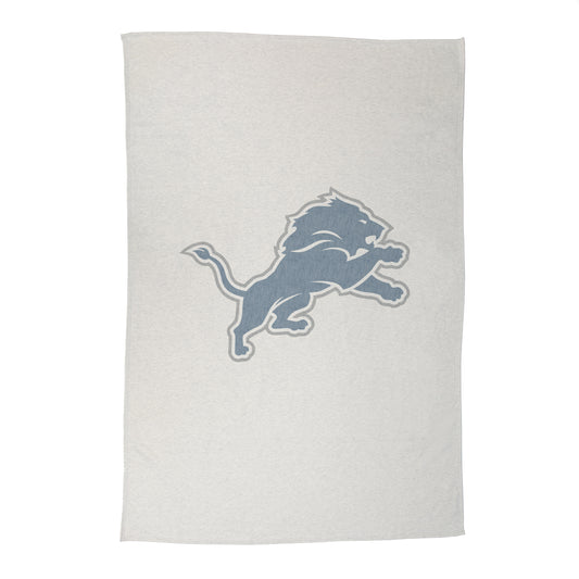 Detroit Lions Oversized Logo Sublimated Sweatshirt Blanket