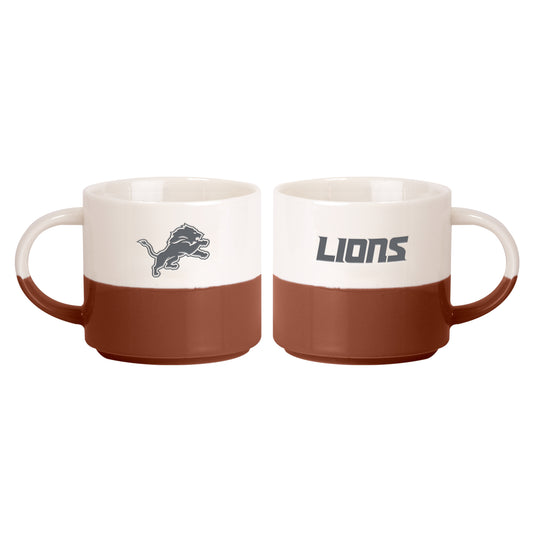 Detroit Lions 15oz Walmart Holiday Stackable Mug Set