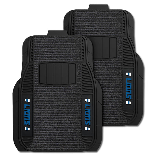 NFL - Detroit Lions 2-pc Deluxe Car Mat Set