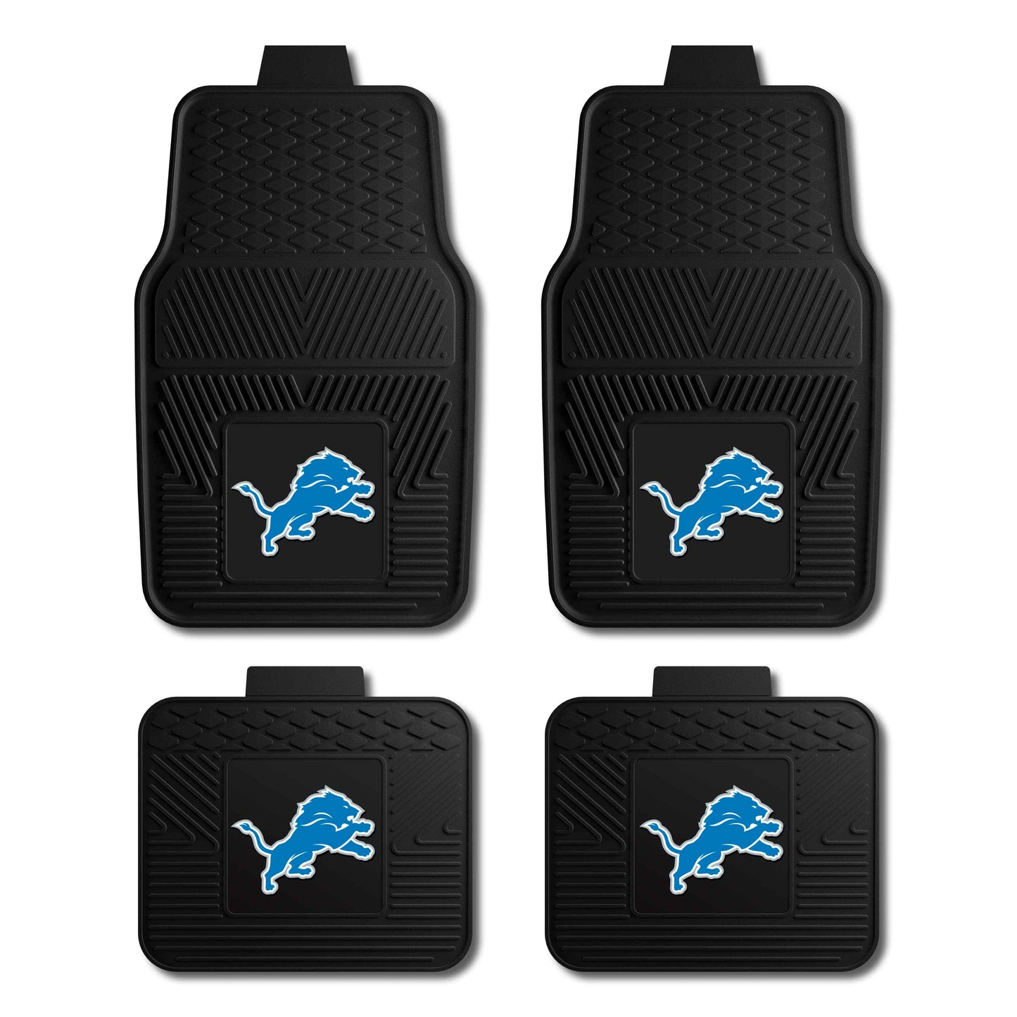 NFL - Detroit Lions 4-pc Vinyl Car Mat Set