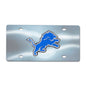 NFL - Detroit Lions Chrome Diecast License Plate