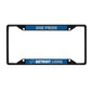 Detroit Lions License Black Trinity Plate Frame
