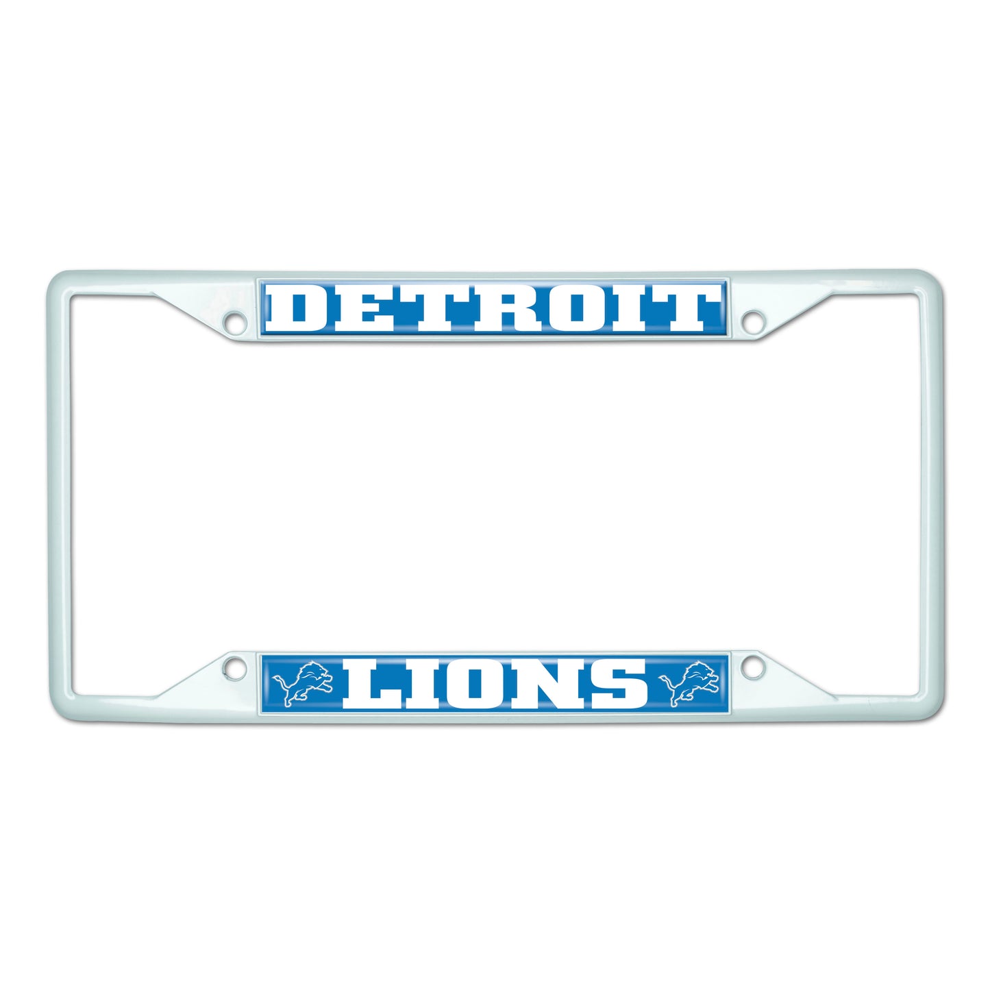 NFL - Detroit Lions-White License Plate Frame