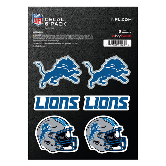 NFL - Detroit Lions DECAL6