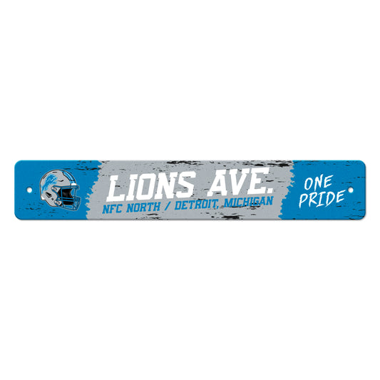 NFL - Detroit Lions Sign Street Flat