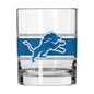 Detroit Lions 14oz Stripe Rocks Glass