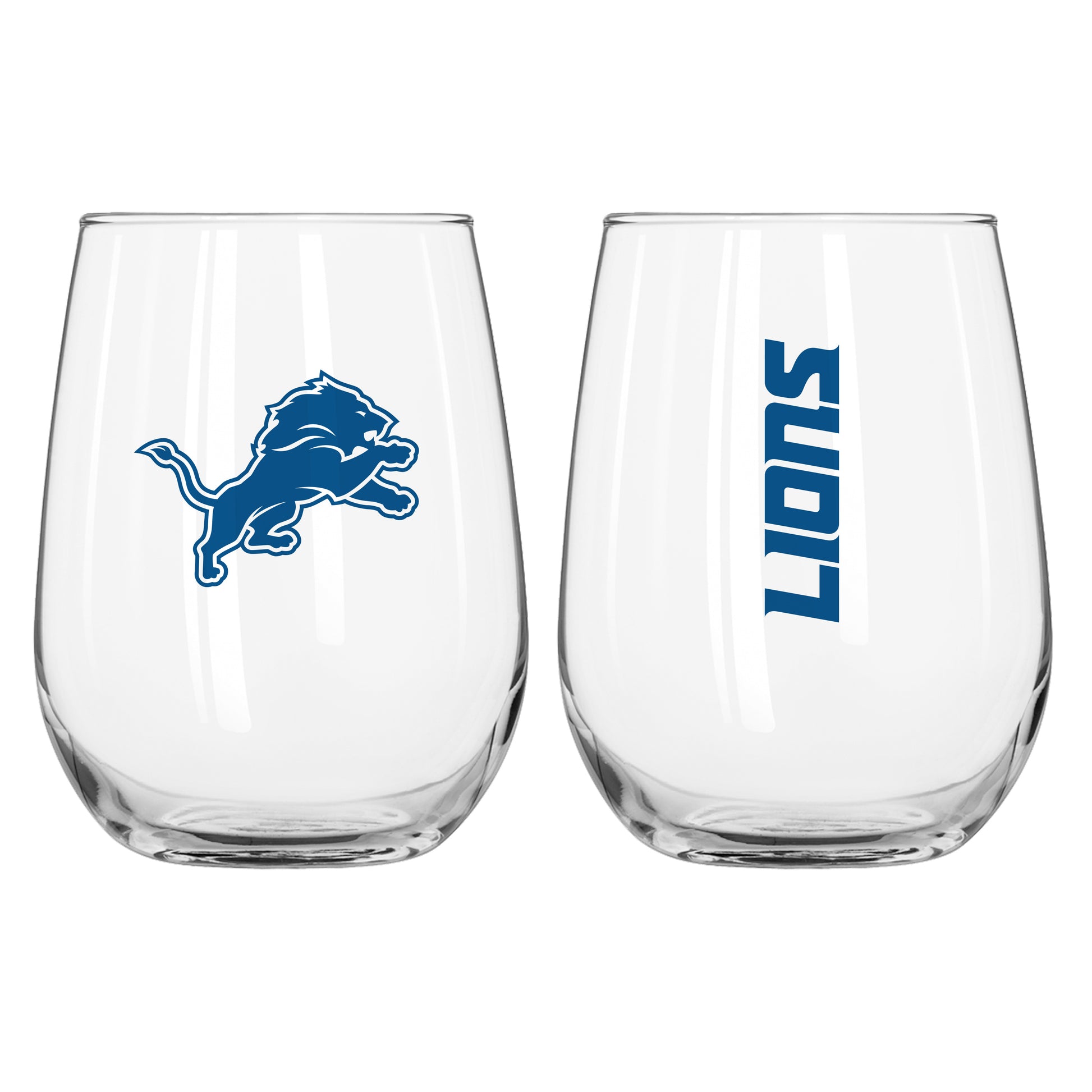 Detroit Lions 16oz Gameday Curved Beverage Glass