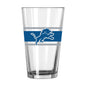 Detroit Lions 16oz Stripe Pint Glass