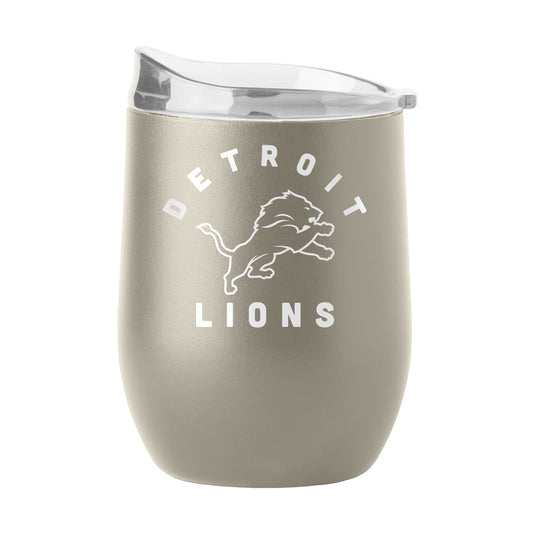 Detroit Lions 16oz Archway Powder Coat Curved Bev
