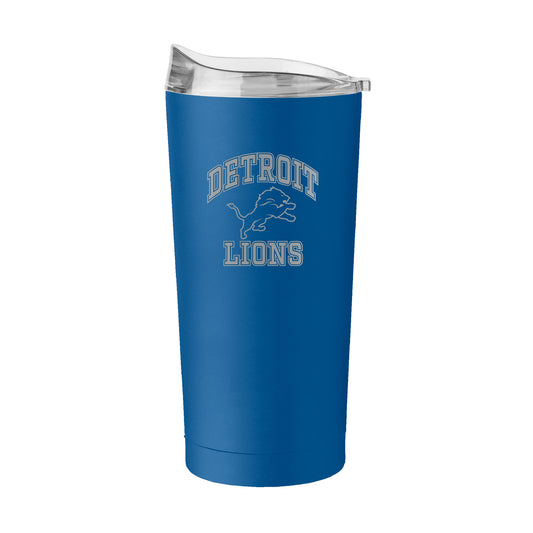 Detroit Lions 20oz Athletic Etch Powder Coat Tumbler