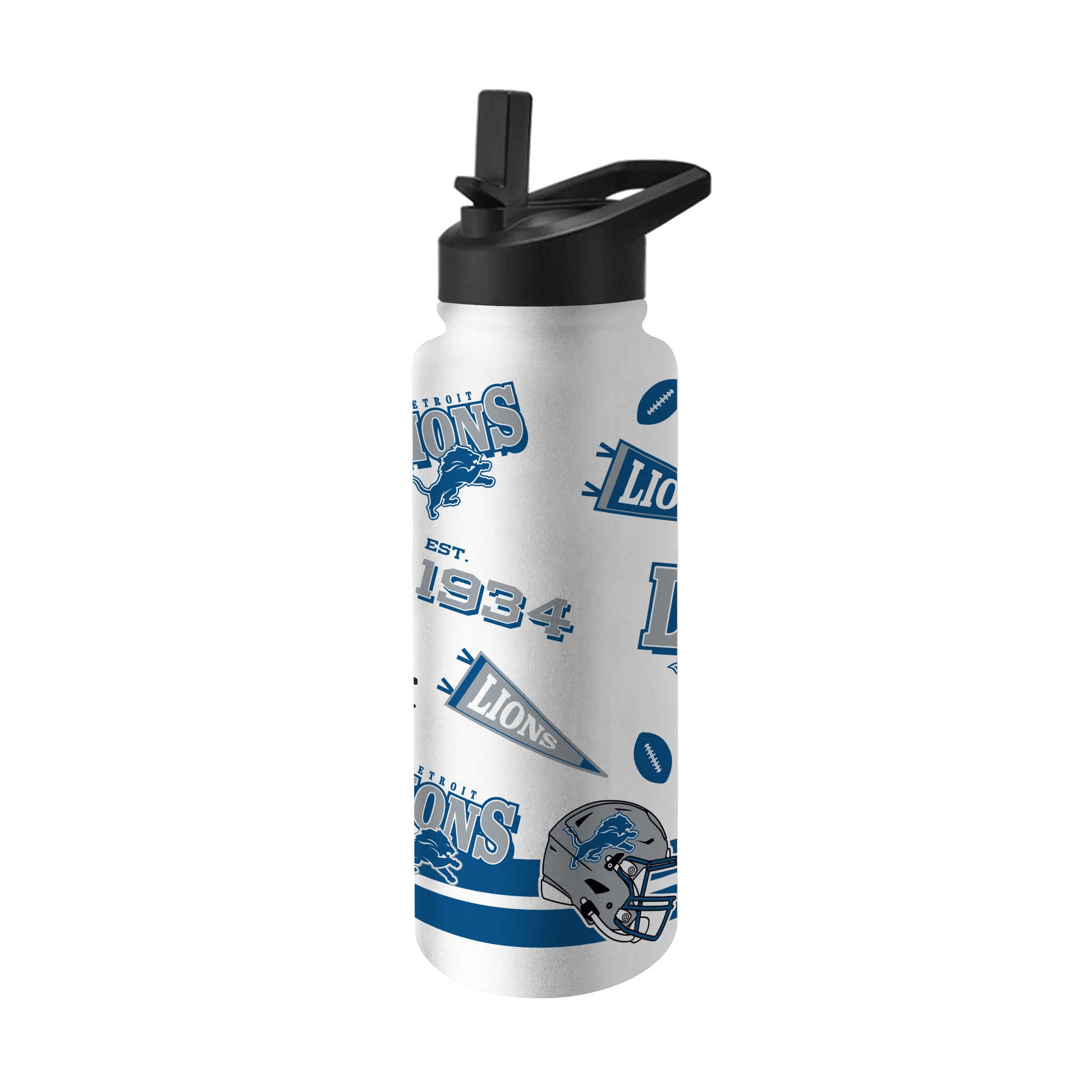 Detroit Lions 34oz TJX Native Quencher Bottle