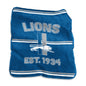 Detroit Lions Vintage Raschel Rally House Throw