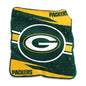 Green Bay Packers 60x80 Circle Raschel Blanket
