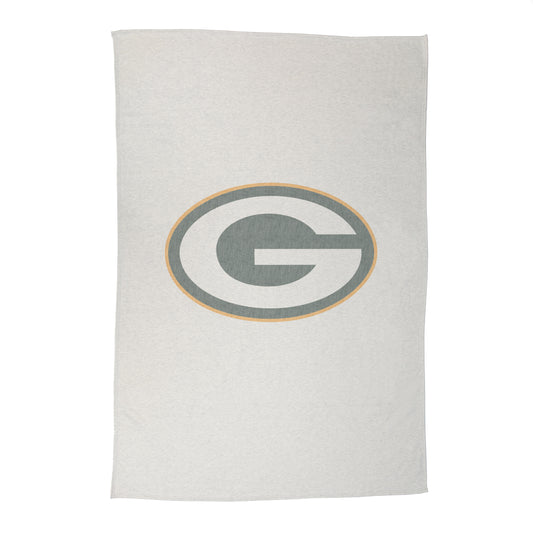 Green Bay Packers Oversized Logo Sublimated Sweatshirt Blanket