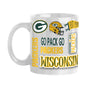 Green Bay Packers 11oz Native Sublimated Mug