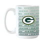 Green Bay Packers 15oz Chant Fade Sublimated Mug