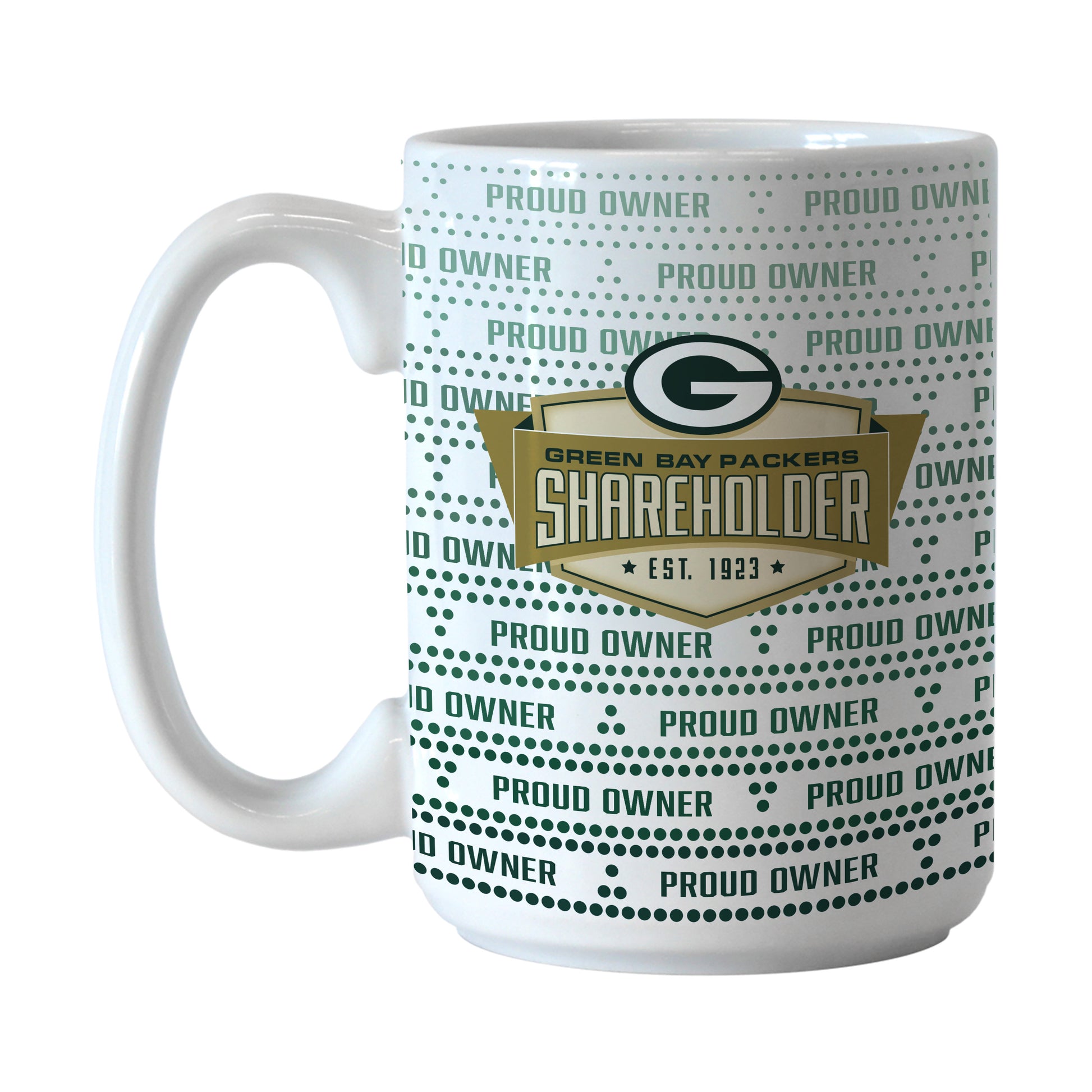 Green Bay Packers 15oz Proud Owner Sublimated Mug