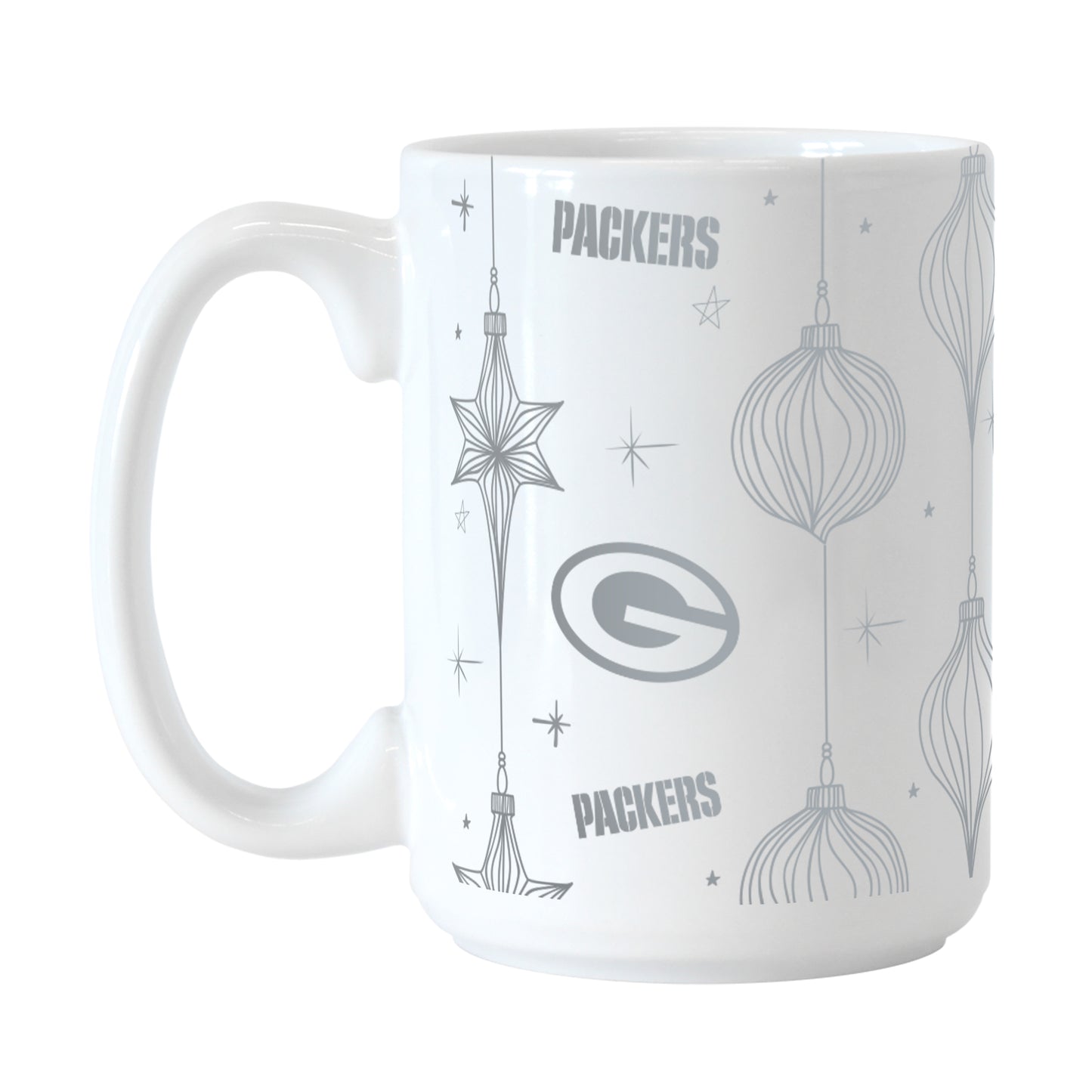 Green Bay Packers 15oz Shiny Ornament Sublimated Mug