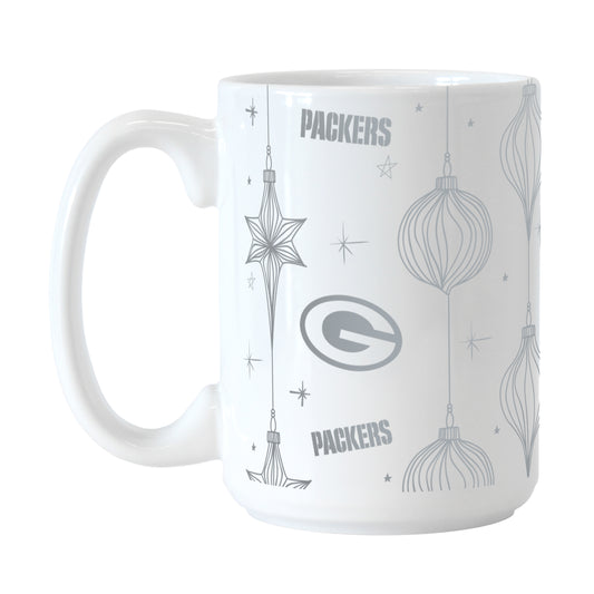 Green Bay Packers 15oz Shiny Ornament Sublimated Mug