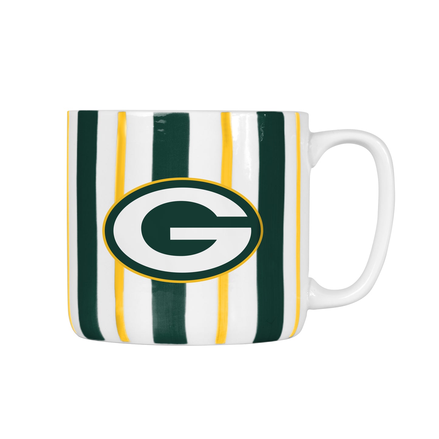 Green Bay Packers 16oz Brushstroke Stripe Mug