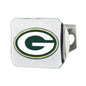 NFL - Green Bay Packers Color on Chrome Hitch Cover
